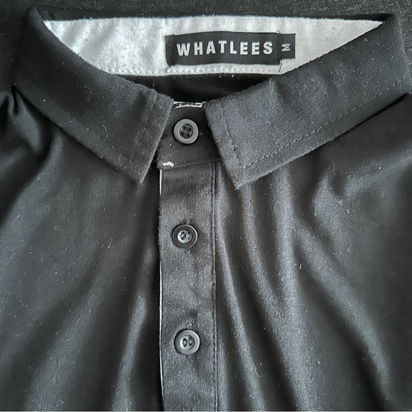 Black and white < > stylish long-sleeved men’s shirt - Picture 3 of 3